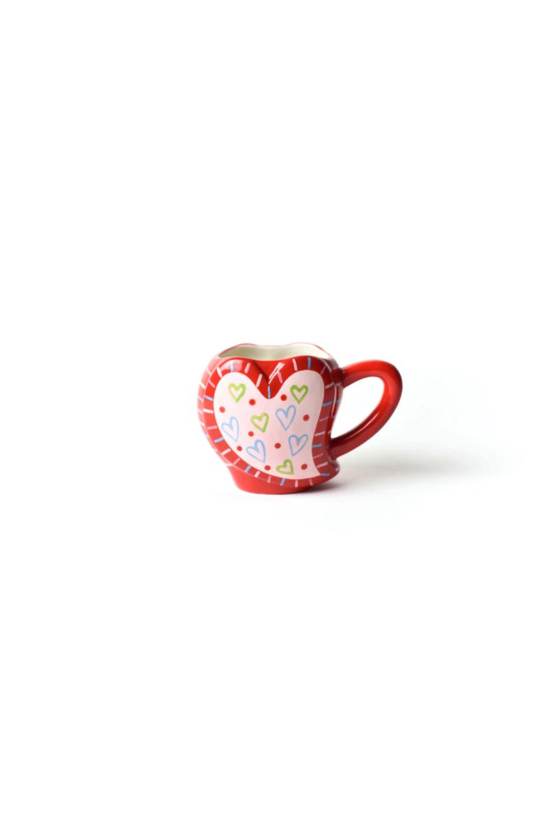 Heart Shaped Mug, Alternate, color, Pink