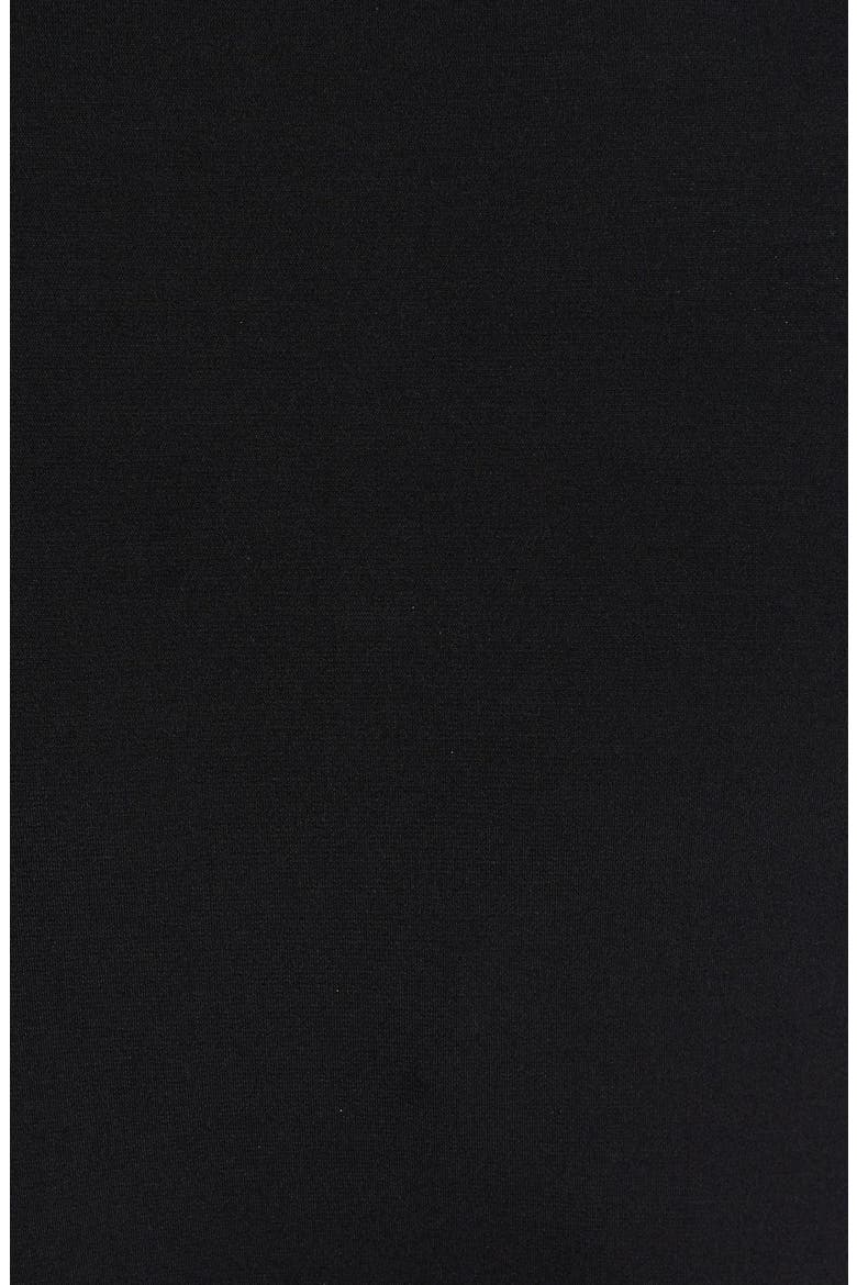 High/Low Faux Wrap Maxi Dress, Alternate, color, BLACK