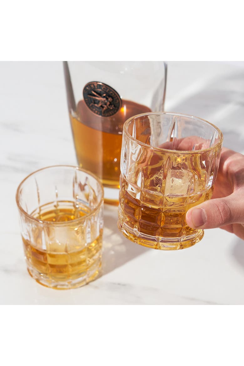 Highland Crystal DOF Tumblers Set of 4, Alternate, color, Clear
