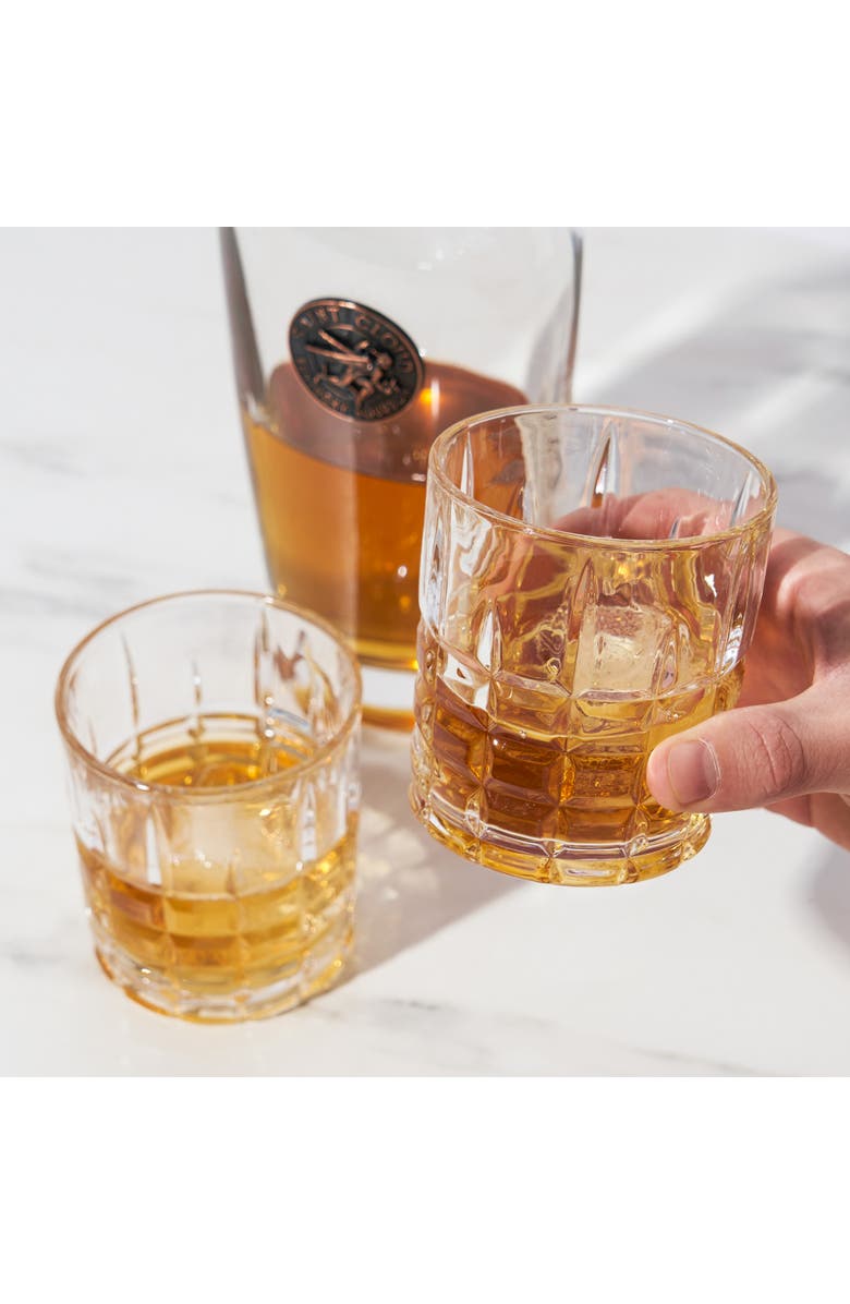 Viski Highland Crystal DOF Tumblers Set of 4, Alternate, color,