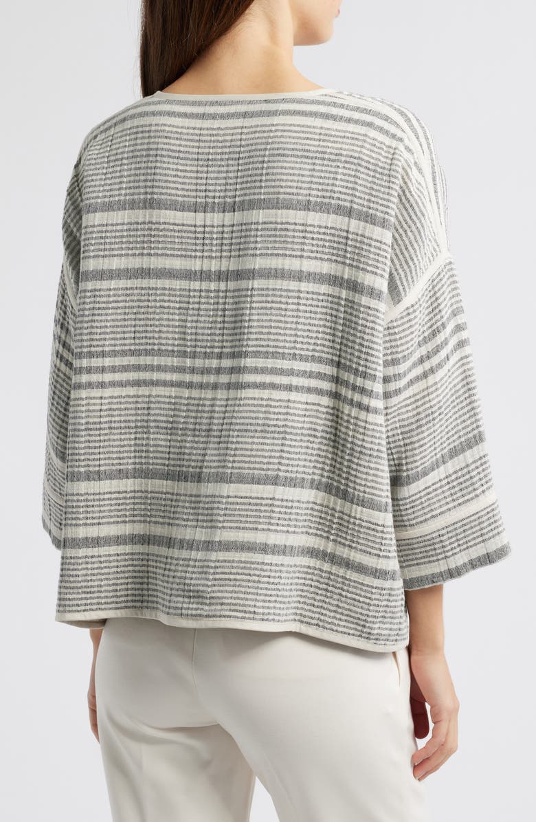 Masai Copenhagen Beccato Texture Stripe Top, Alternate, color, 