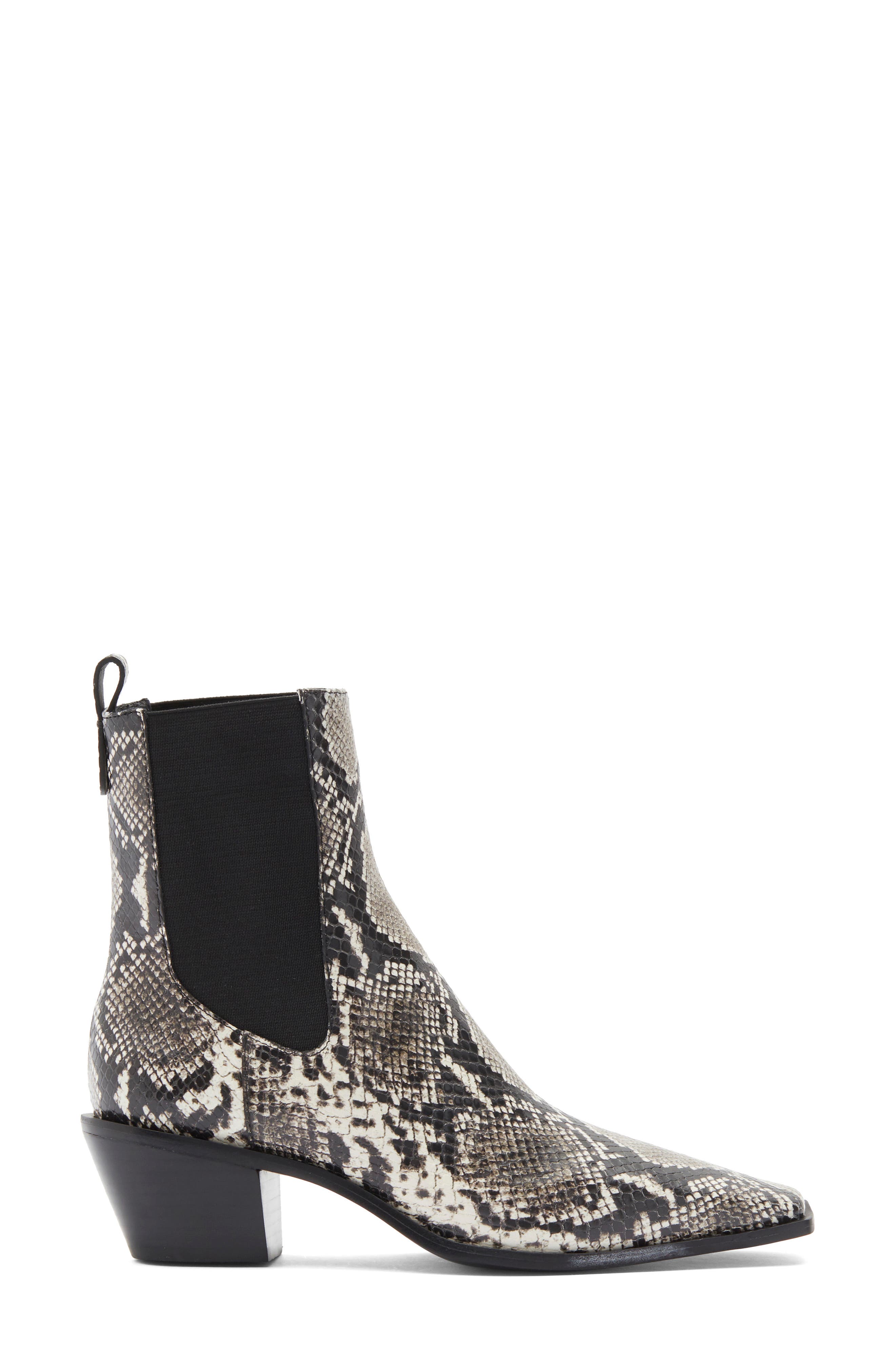 Western Roberta Ankle Bootie, Alternate, color, ROCCIA SNAKE