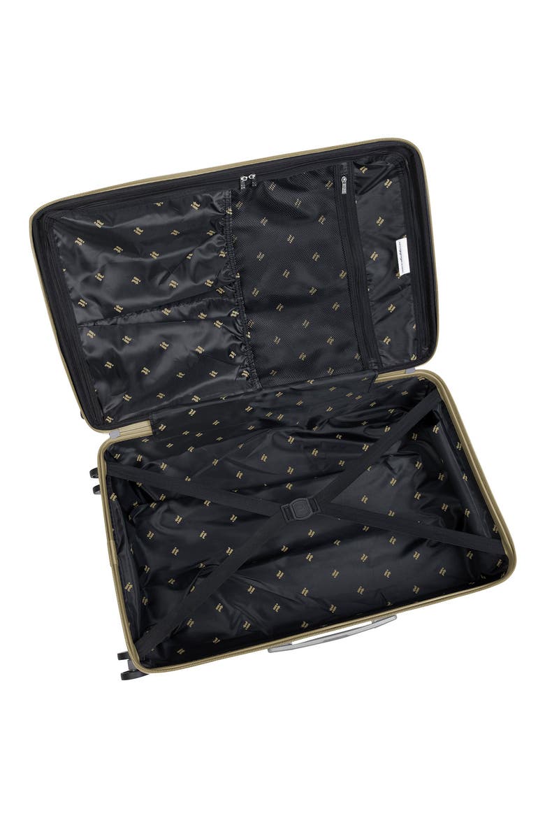 Radiating 21-Inch Hardside Carry-On Luggage, Alternate, color, TITANIUM