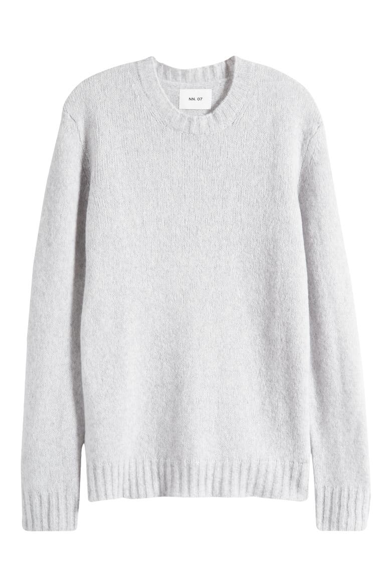 Lee 6598 Wool Blend Crewneck Sweater, Alternate, color, LIGHT GREY MELANGE