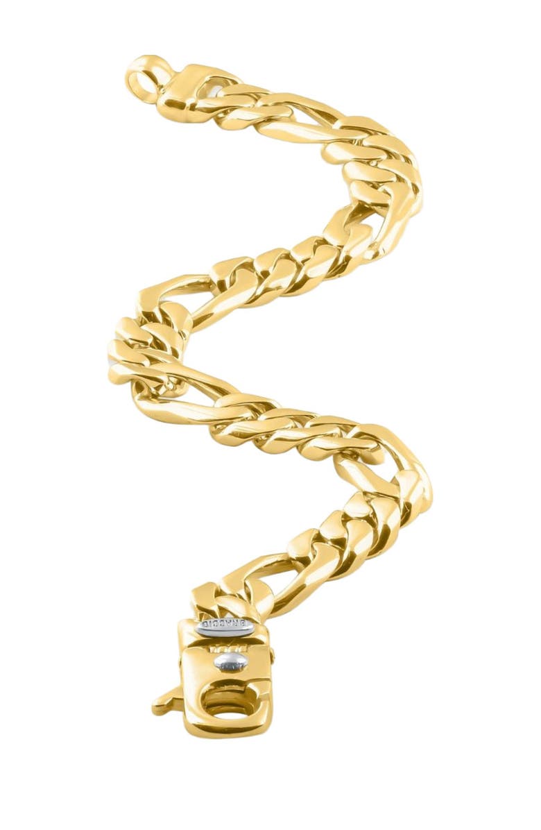 Bliss Diamond Mens Solid 14k Gold 55 grams Designed Link 9.5mm Heavy Masculine Bracelet 9", Alternate, color, 