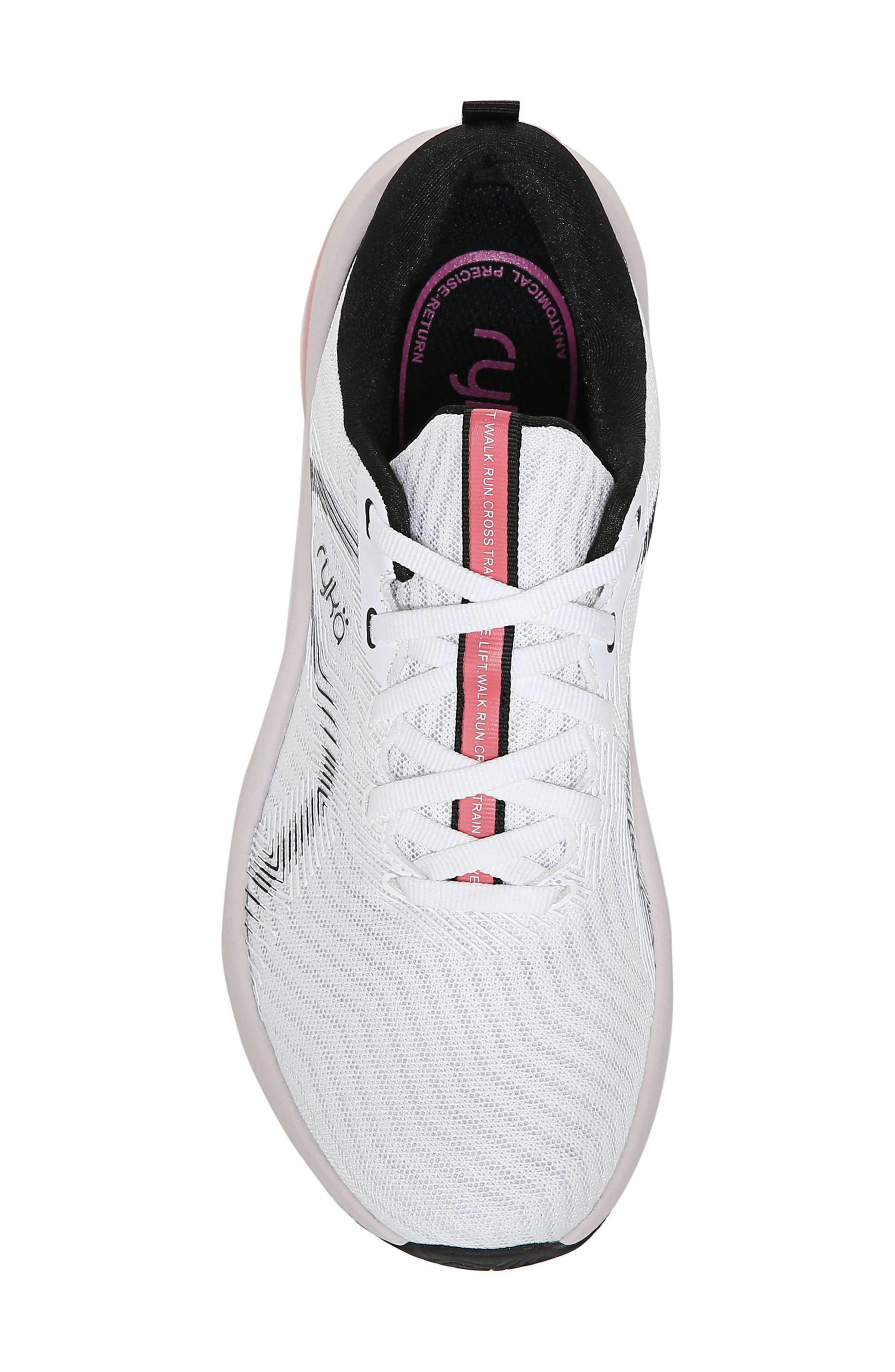 Never Quit Walking Sneaker - Wide Width Available, Alternate, color, WHITE