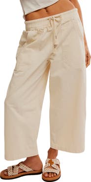 Free People Easy Peasy Wide Leg Drawstring Pants