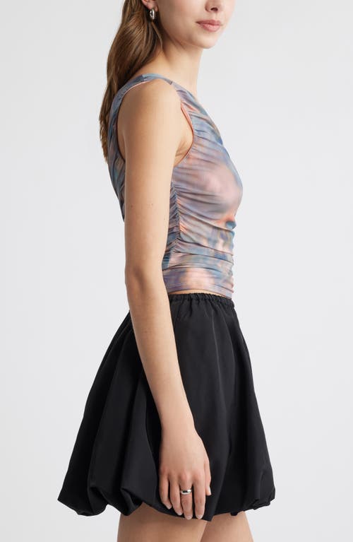 OPEN EDIT OPEN EDIT ONE-SHOULDER MESH TOP