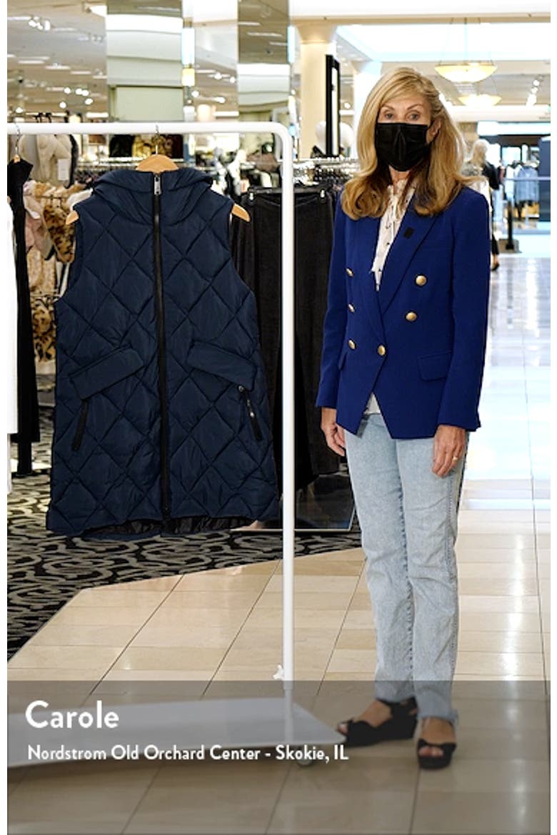 Quilted Water Repellent Hooded Vest video