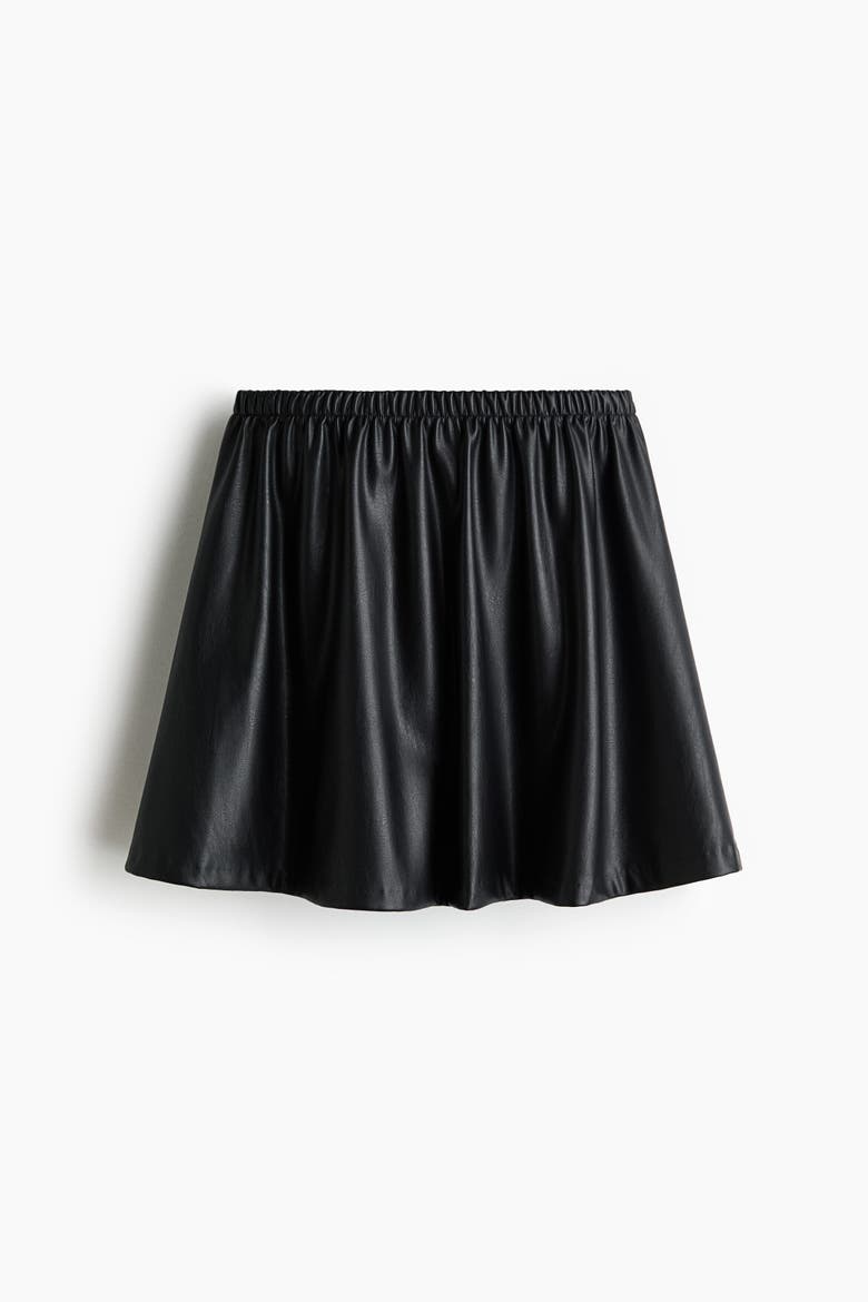 Flared Skirt, Alternate, color, Black