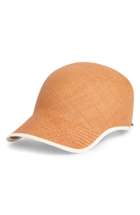 Straw Baseball Cap