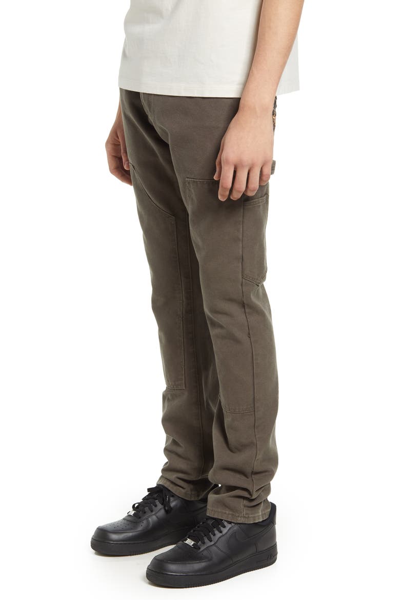 Rocker Slim Rigid Straight Leg Carpenter Pants, Alternate, color, ARMY GREEN
