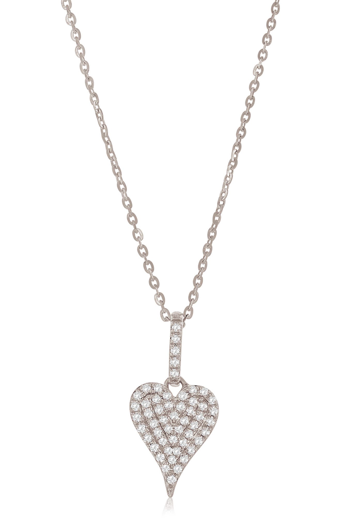 SUZY LEVIAN DIAMONDS Diamond Heart Pendant Necklace
