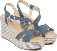 NeroGiardini Slingback Platform Wedge Sandal