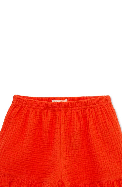Shop Peek Aren't You Curious Kids' Butterfly Knit Tank & Shorts Set In Coral