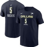 Nike Men's Nike Paige Bueckers Navy Dallas Wings Name & Number T-Shirt
