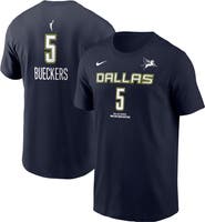 Nike Men's Nike Paige Bueckers Navy Dallas Wings Name & Number T-Shirt
