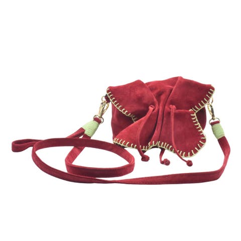Mini Butterfly Suede Leather Bag