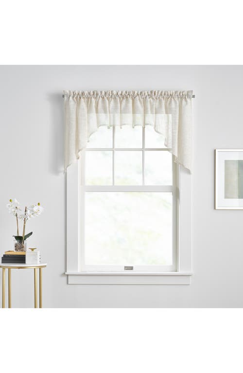 Dkny Set Of 2 Classic Sheer Swags In Linen