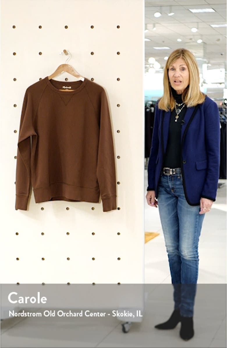 Garment Dyed Crewneck Sweatshirt, sales video thumbnail