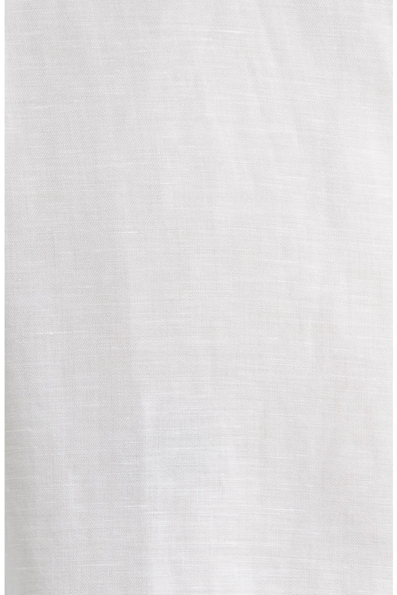 McCarthy Solid Linen Blend Button-Up Shirt, Alternate, color, WHITE