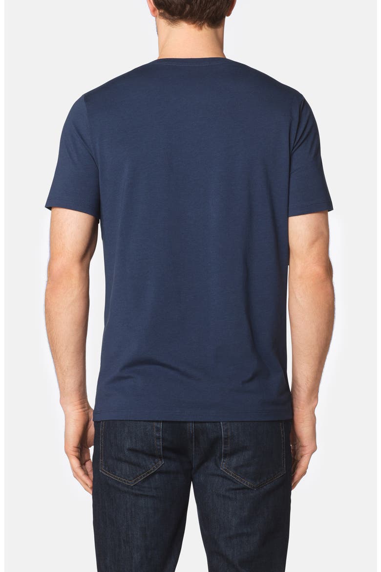 Second Skin Crewneck T-Shirt, Alternate, color, DRESS BLUES