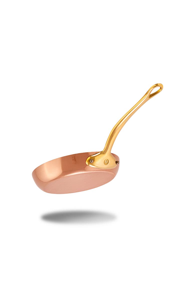 M'Heritage 200 B 2mm Polished Copper & Stainless Steel Frying Pan With Brass Handles, 10.24-in, Alternate, color, Copper