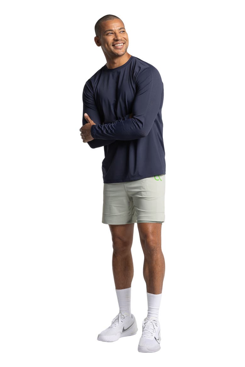 Performance Pickleball Long Sleeve, Alternate, color, Sapphire Blue
