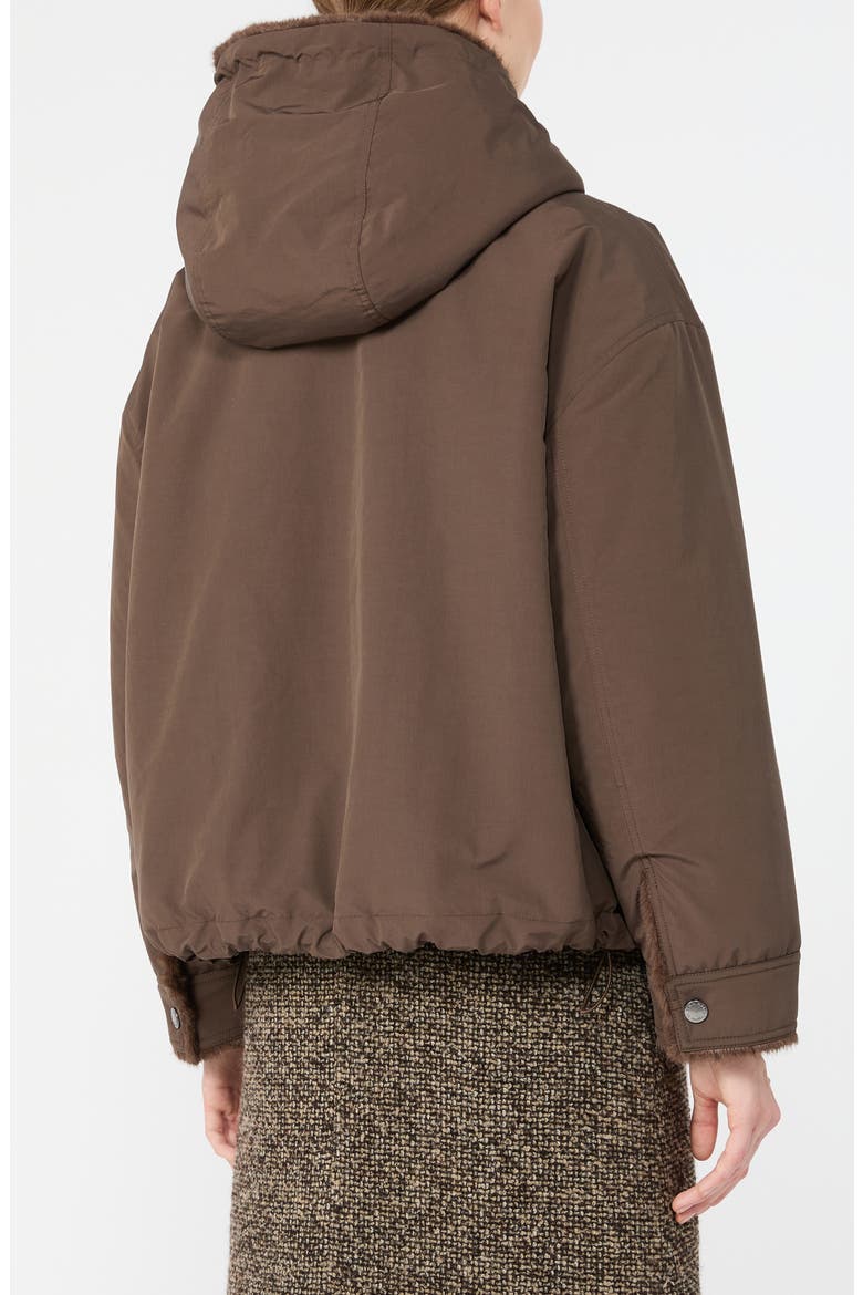 Wkdzanna Hooded Jacket, Alternate, color, BROWN