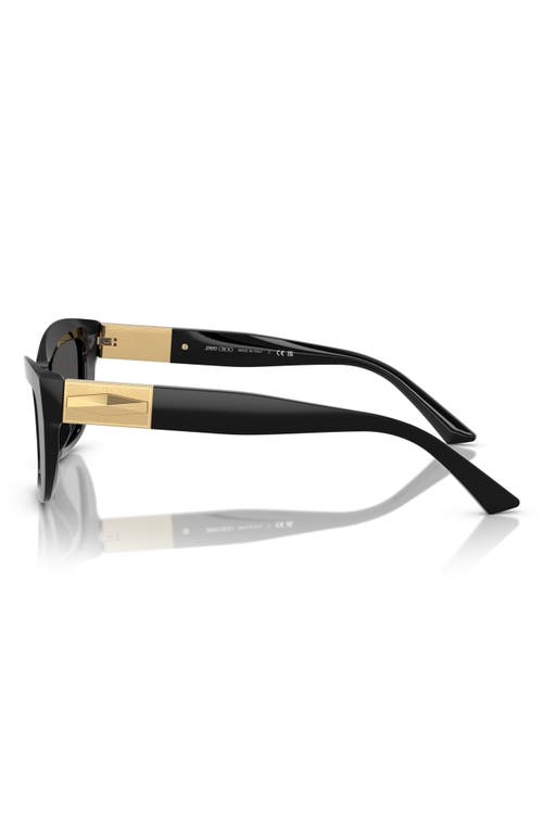 Jimmy Choo 54mm Cat Eye Sunglasses In Black