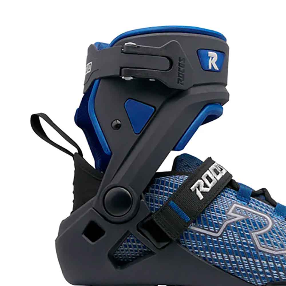 Roces R-EVO 84 Mens Inline Skates, Alternate, color, Black/Blue/Light Gray