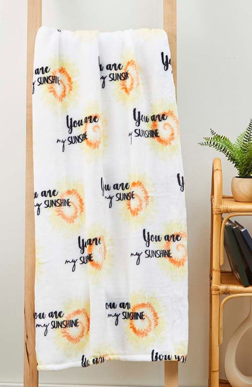 Luxury Home You Are My Sunshine Plush Fleece Throw Blanket