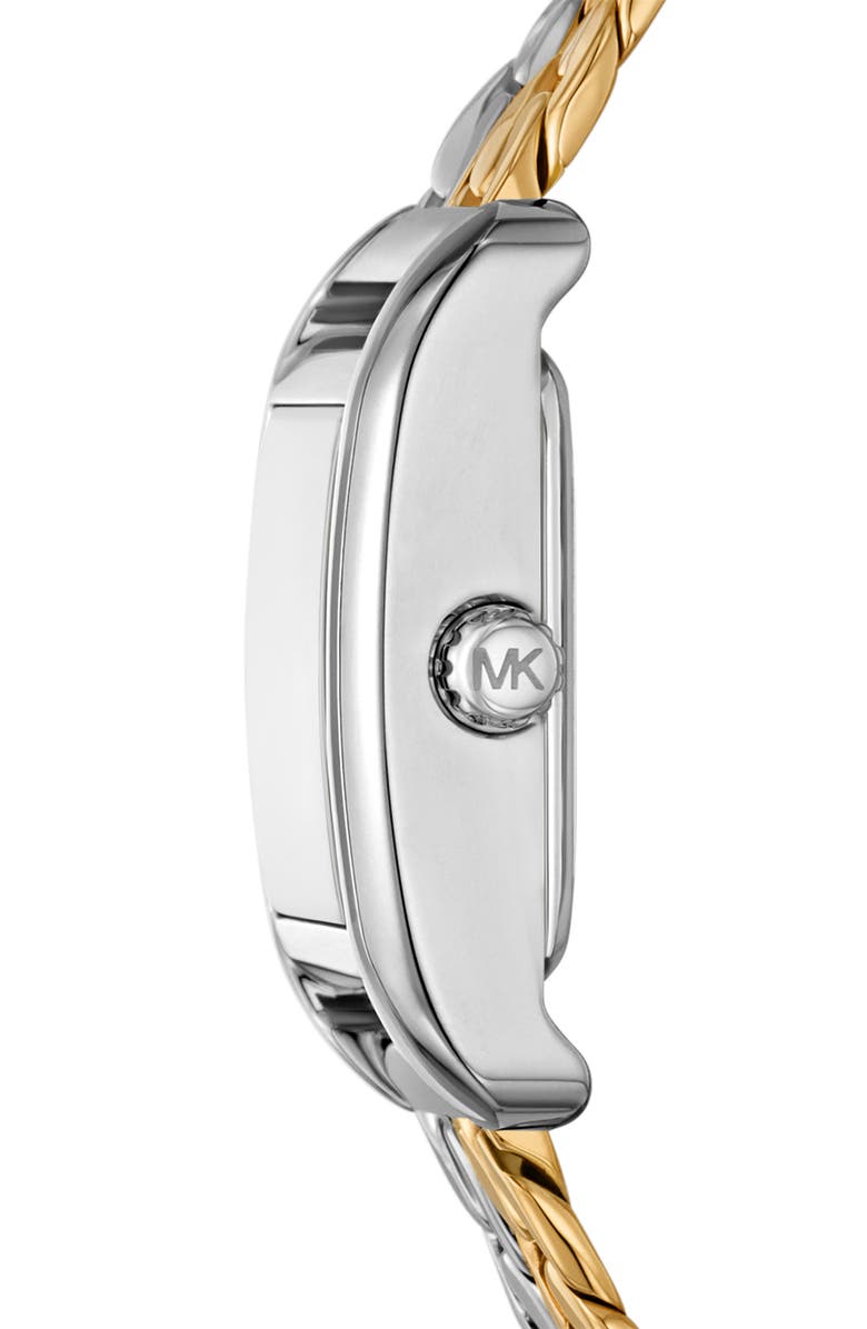 Michael Kors Monroe Two-Tone Bracelet Watch, 22mm, Alternate, color, Silver