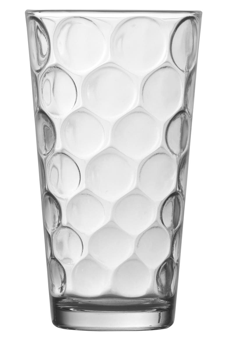 Ornamento Mosaico Set of 12 Mixing Glasses, Alternate, color, CLEAR