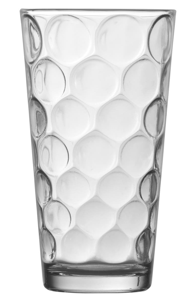 Fortessa Ornamento Mosaico Set of 12 Mixing Glasses, Alternate, color, Clear