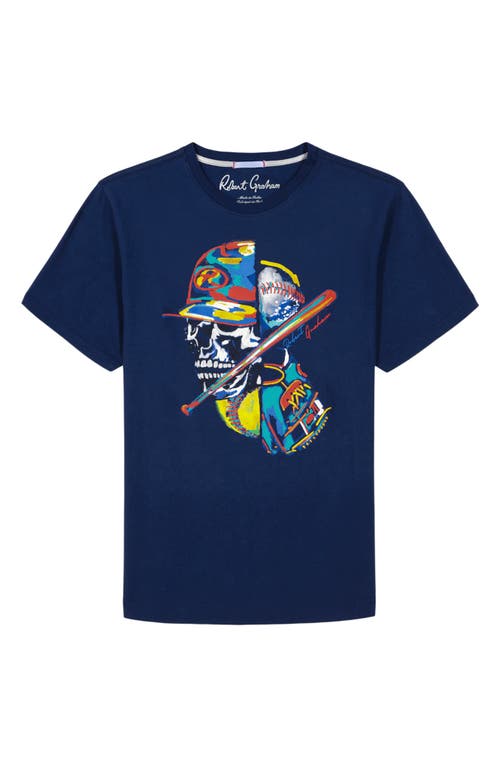 Robert Graham Skull Slugger Short Sleeve Graphic Tee