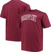 Champion Men's Champion Maroon Mississippi State Bulldogs Big & Tall Arch Team Logo T-Shirt