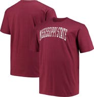 Champion Men's Champion Maroon Mississippi State Bulldogs Big & Tall Arch Team Logo T-Shirt