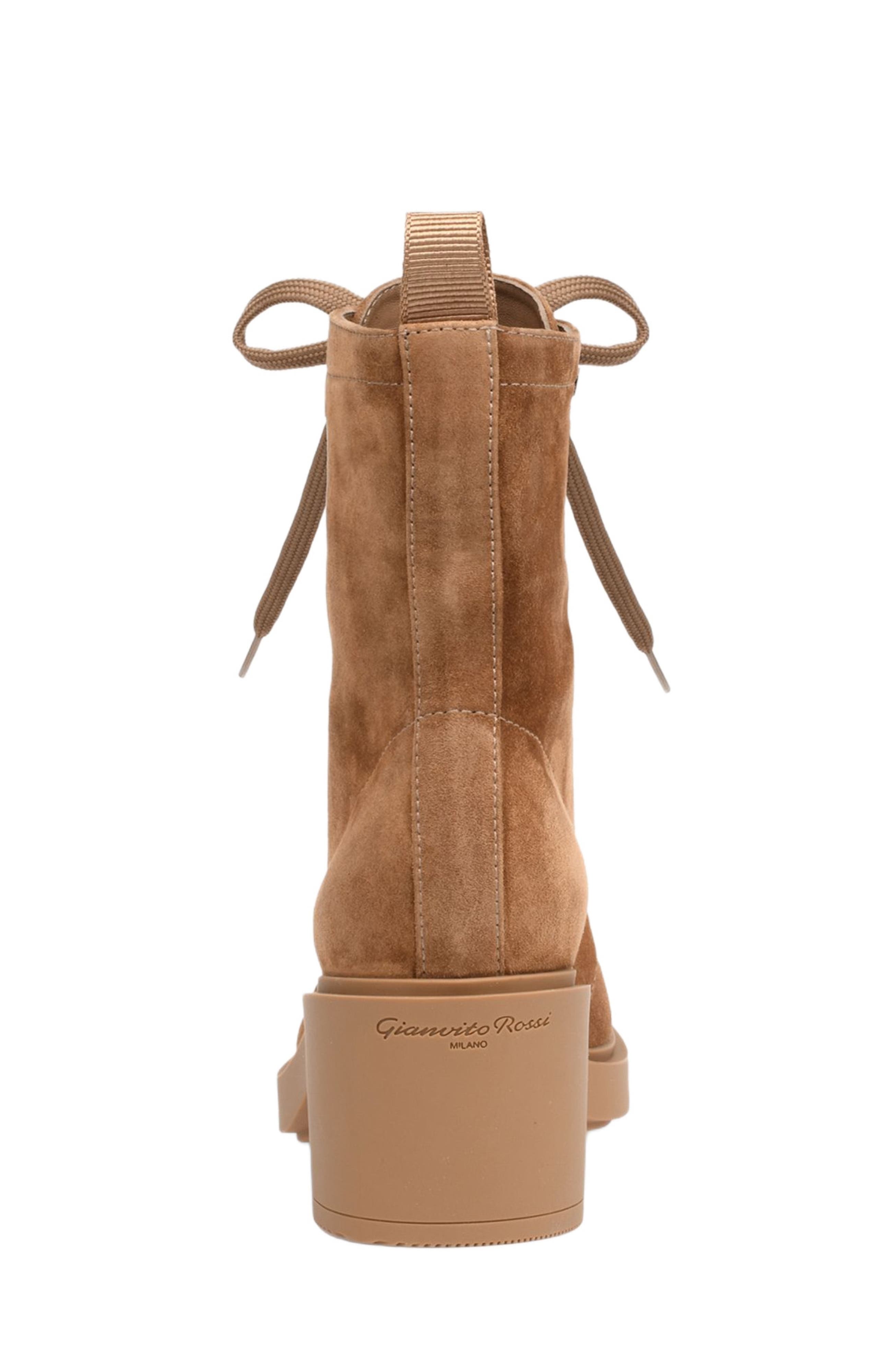 Gianvito Rossi Foster Bootie, Alternate, color, Brown