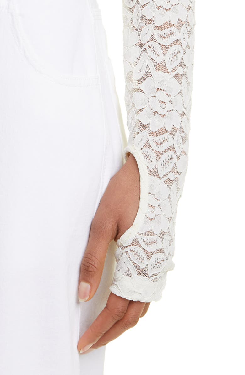 Interior Carrie Floral Lace Top, Alternate, color,