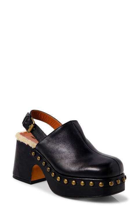 Autumn Studded Slingback Platform Clog (Women)