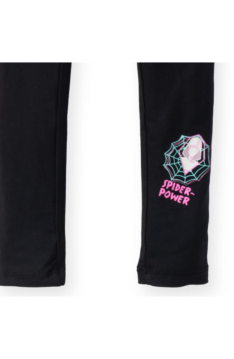 Marvel Spider-Gwen Spider-Man T-Shirt & Leggings Set, Alternate, color, White / Black