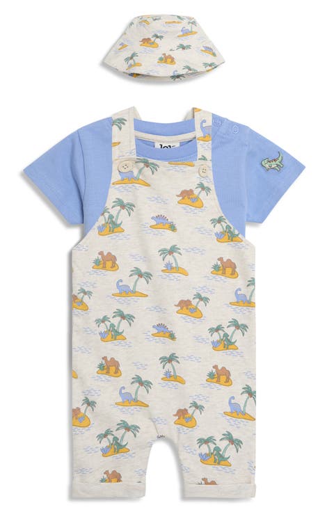 T-Shirt, Overalls & Bucket Hat Set (Baby)
