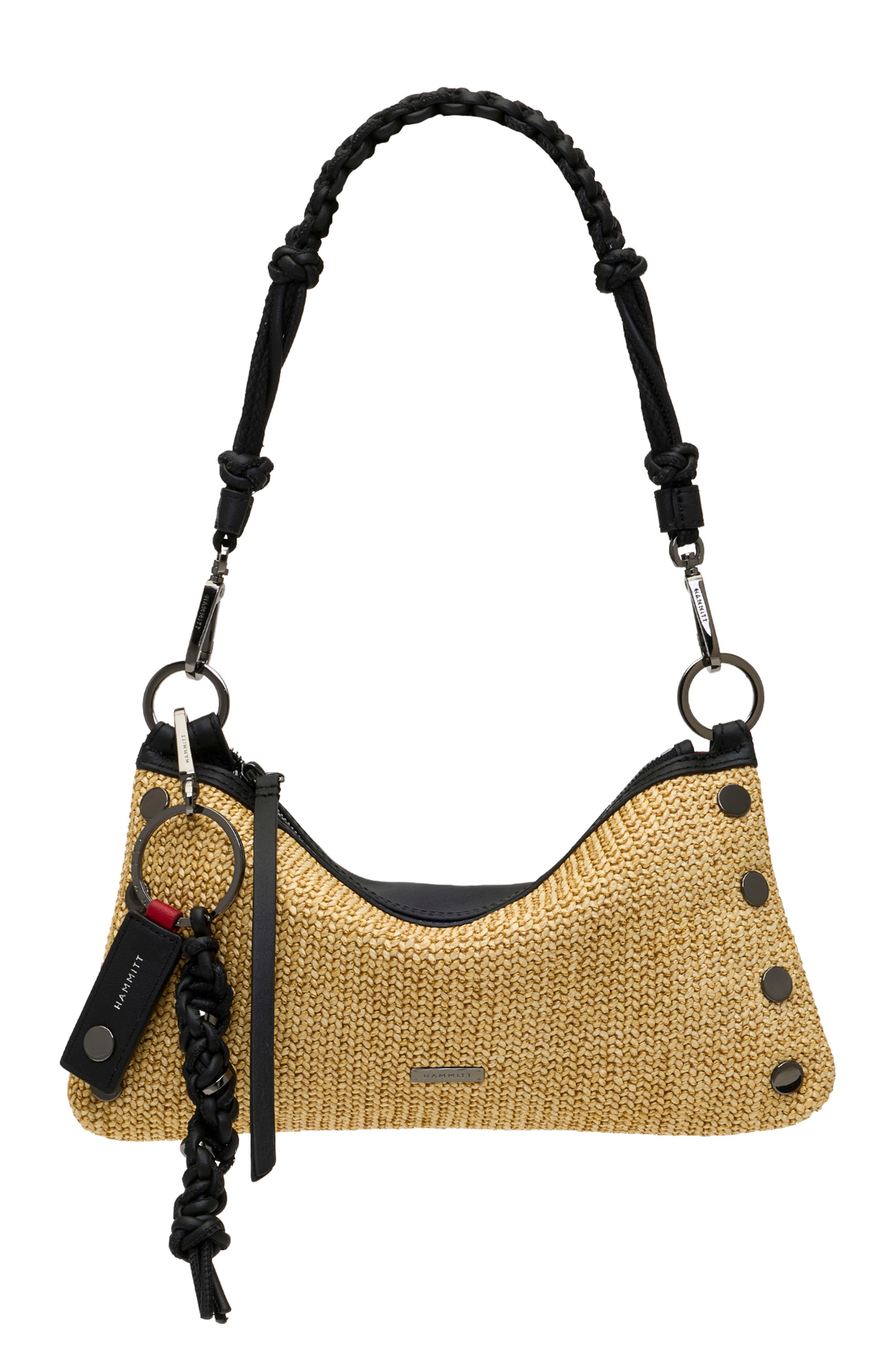 HAMMITT Knotted Leather Key Chain, Alternate, color, 