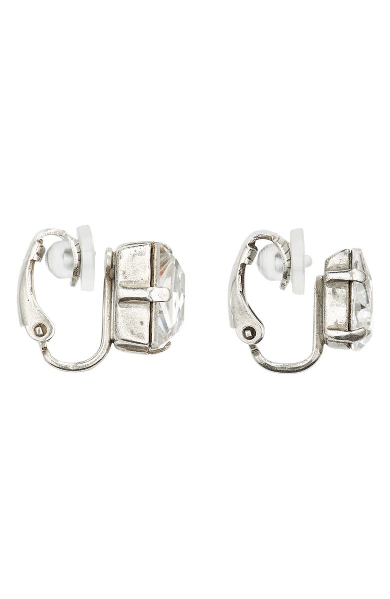 Saint Laurent Set of 2 Mismatched Rhinestone Ear Cuffs, Alternate, color, 