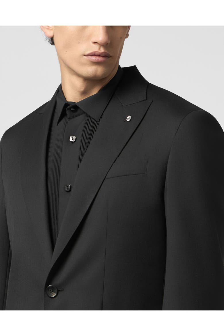 Wool Blazer Men, Alternate, color, black