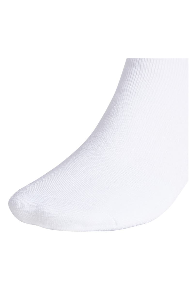 adidas Originals Trefoil 6-Pack Quarter Socks, Alternate, color, White