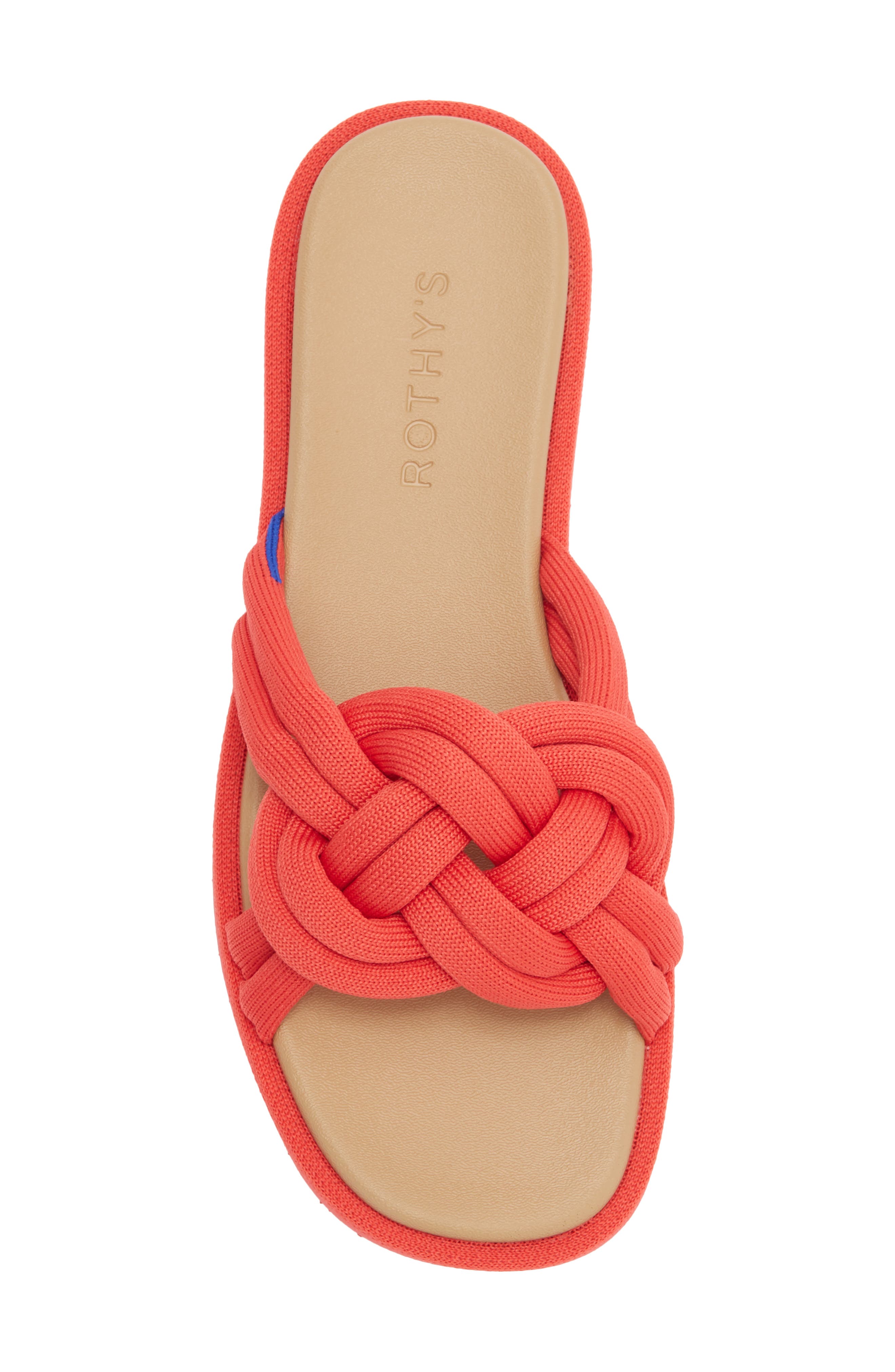 The Summer Sandal, Alternate, color, RED HOT