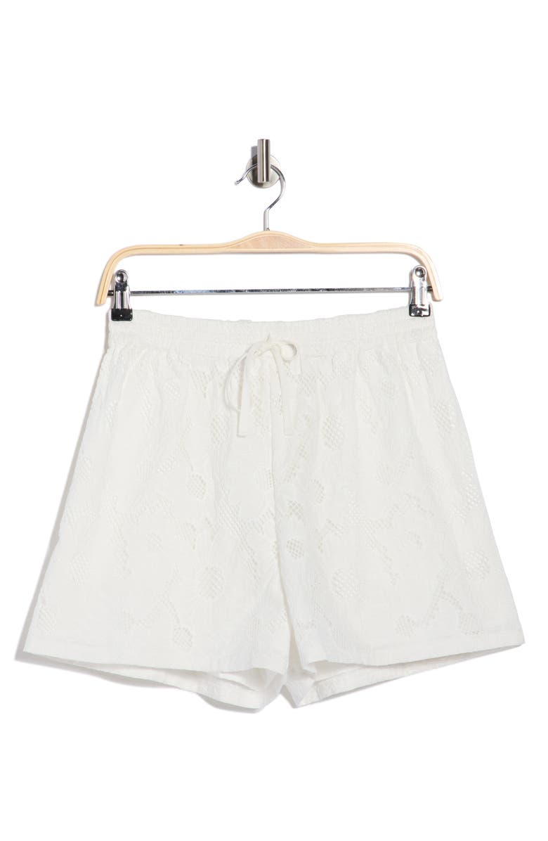 NSR Mesh Lace Shorts, Main, color, White