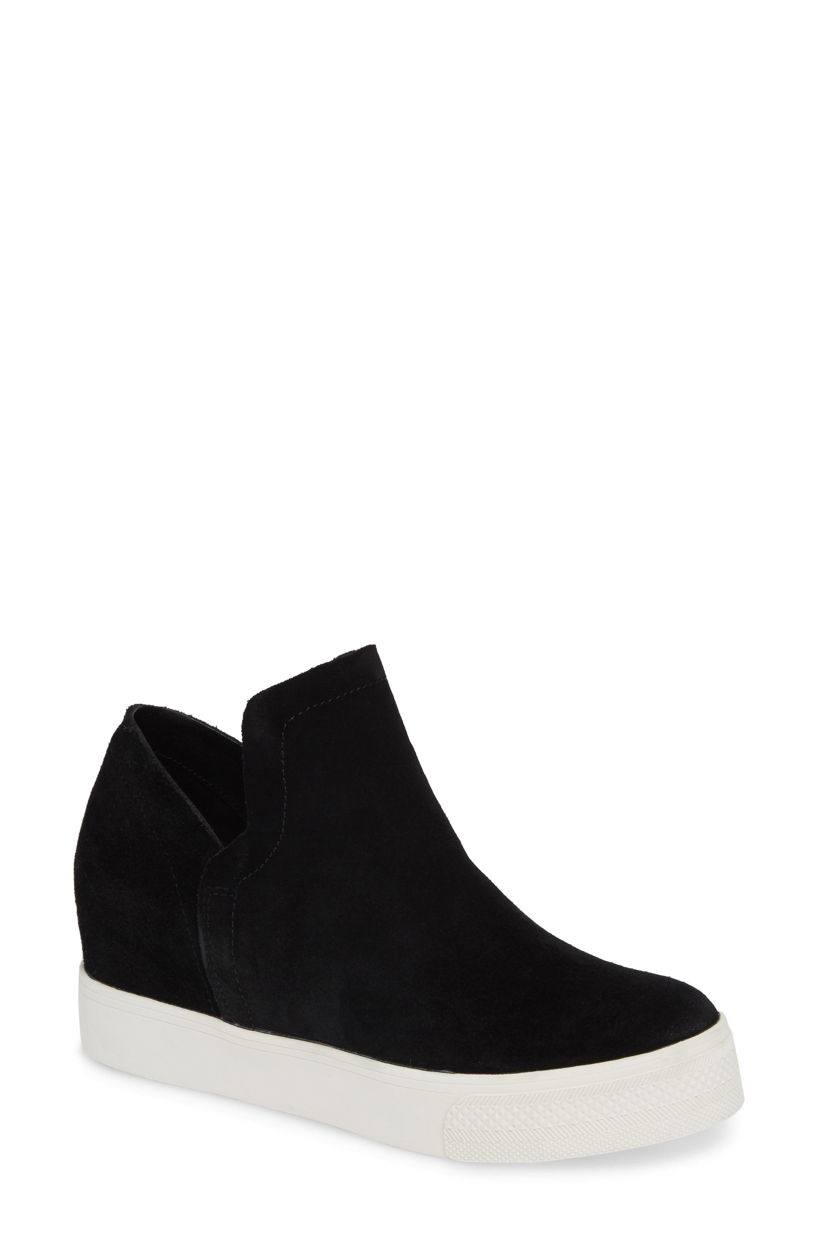 Wrangle Sneaker, Main, color, BLACK SUEDE